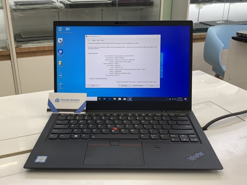 Lenovo Thinkpad X1 Carbon Gen 7