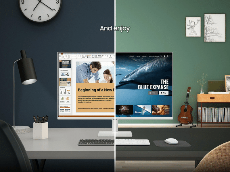 M&agrave;n h&igrave;nh Samsung LS32AM501NEXXV/ 32 inch FHD/ VA/ 60Hz/ 8ms