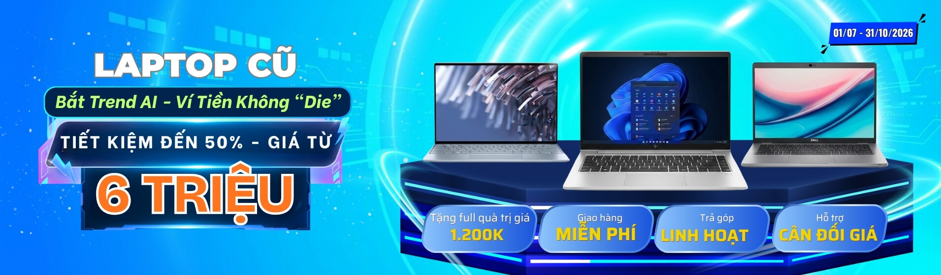 Banner Laptop Cũ