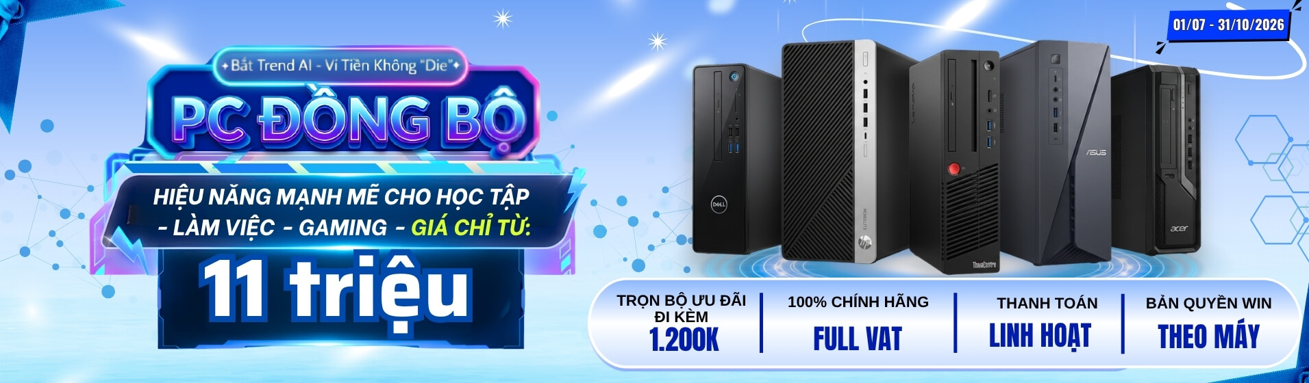Banner PC Đồng Bộ