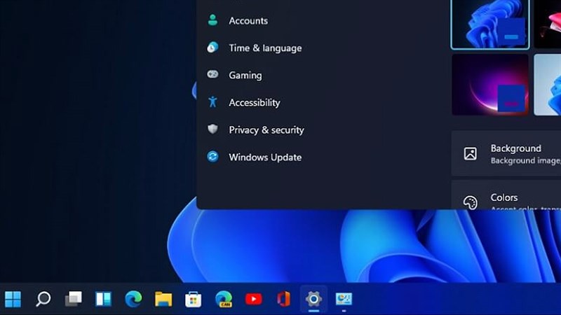 Cách di chuyển các biểu tượng trên thanh Taskbar sang lề trái trên Windows 11