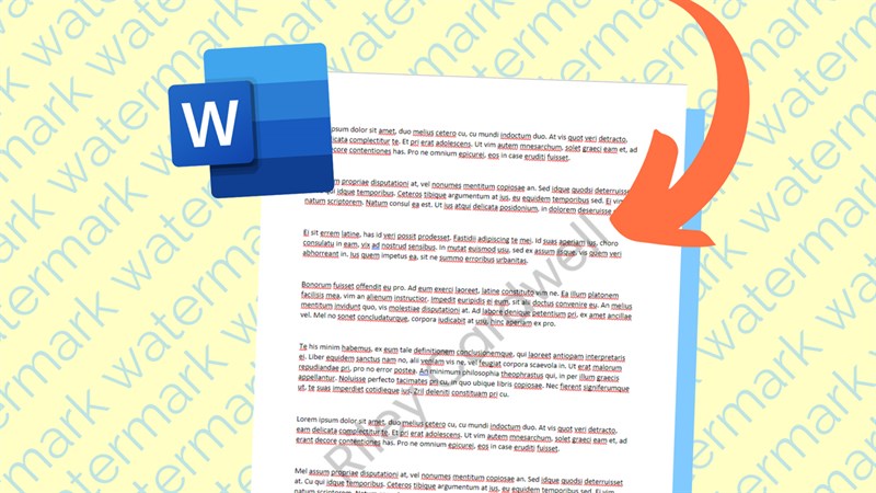 Cách chèn logo chìm, Watermark vào Word để đánh dấu bản quyền nội dung bạn tạo