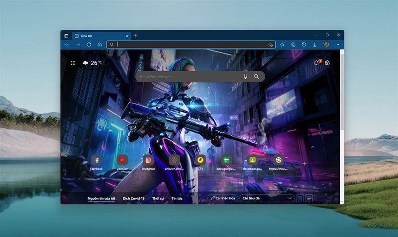 Cách đổi hình nền Microsoft Edge, bạn nên áp dụng ngay để có trải nghiệm mới mẻ hơn