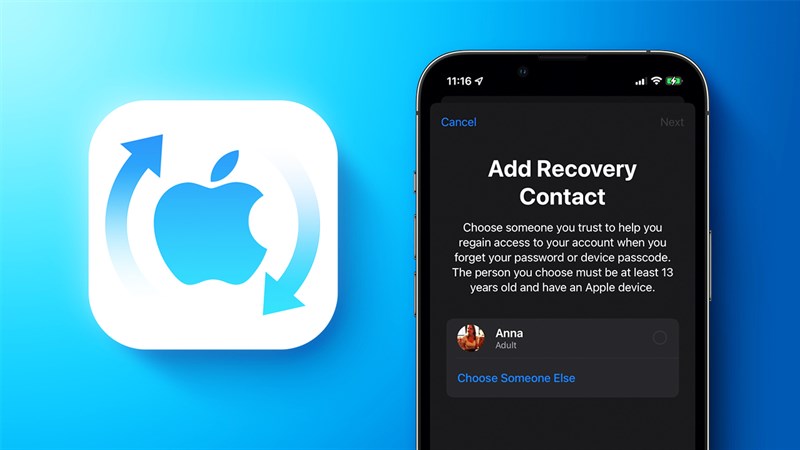 Cách khôi phục iCloud bằng danh bạ đáng tin cậy trên iOS 15, giúp bạn lấy lại dữ liệu trên iPhone nhanh chóng