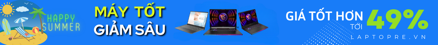 Banner Laptop MSI GL Series Mới