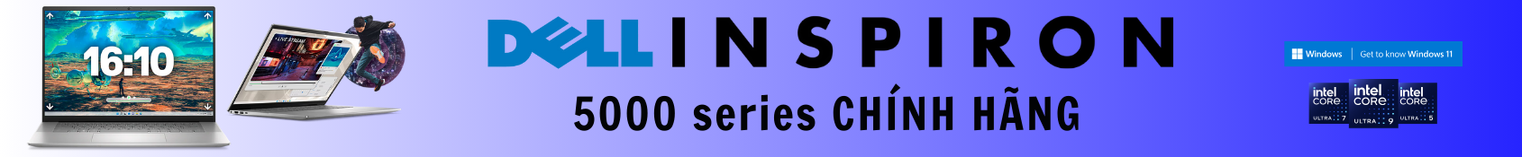 Banner Dell Inspiron 5000 Series Mới Nhập Khẩu
