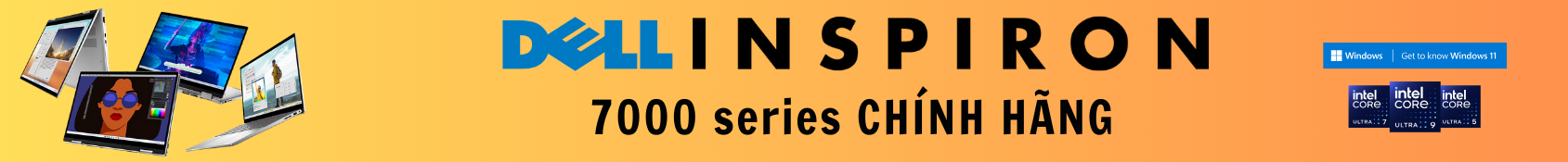 Banner Dell Inspiron 7000 Series Mới Nhập Khẩu