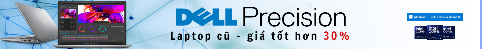 Banner Dell Precision 5000 Series Mới Chính Hãng