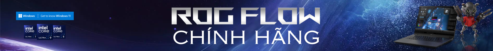 Banner ASUS Rog Flow Mới Chính Hãng