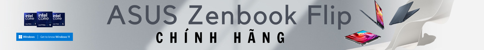Banner ASUS Zenbook Flip Series Mới Nhập Khẩu