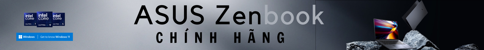 Banner ASUS Zenbook Series Mới Nhập Khẩu
