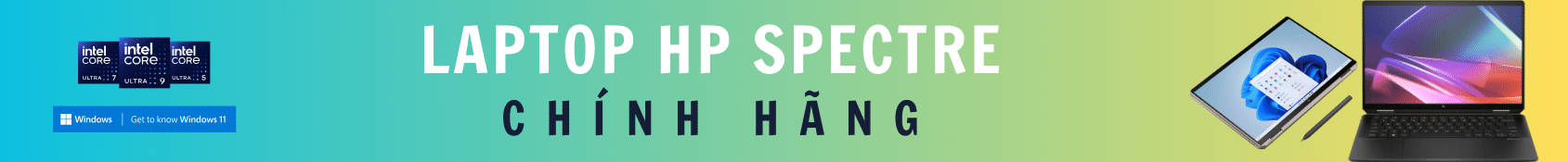 Banner Laptop HP Spectre Mới