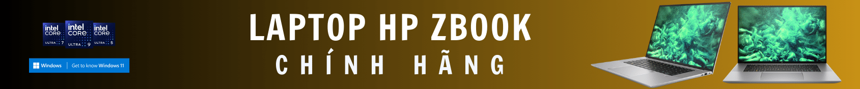 Banner Laptop HP Zbook Workstation Mới