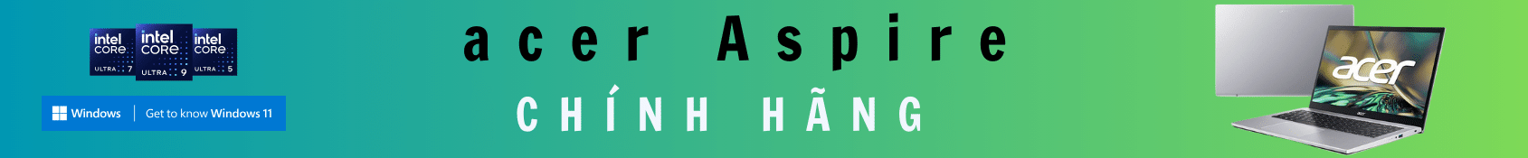 Banner Laptop Acer Aspire Cũ