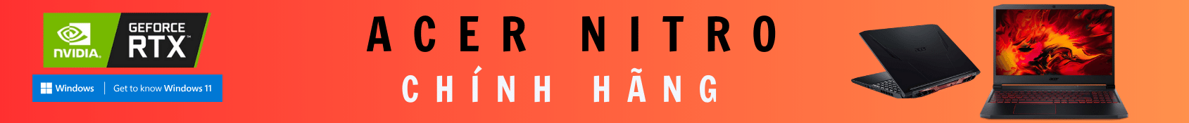 Banner Laptop Acer Nitro Cũ