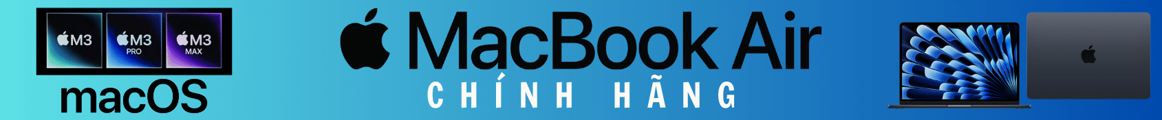 Banner Laptop Apple Macbook Air Cũ