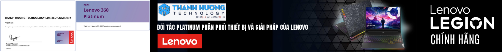 Banner Laptop Lenovo LEGION Mới Chính Hãng