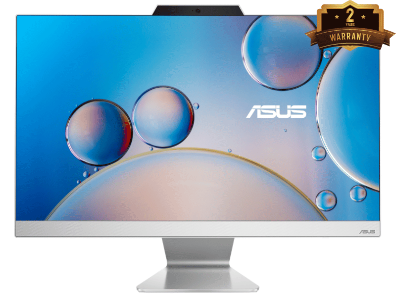 PC All In One Asus A3402WBAT-WA187W (Core i5-1235U/ RAM 8GB/ SSD 512GB/ Intel UHD/ 23.8 inch Touch/ Win 11/ Trắng) - Mới 100% chính hãng