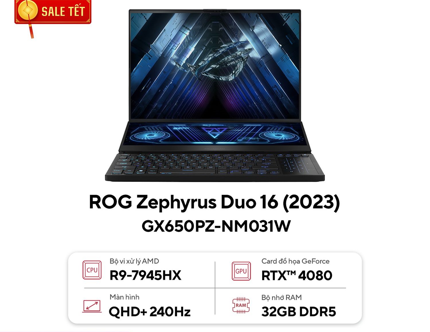 ASUS ROG Zephyrus Duo 16 GX650PZ-NM031W (2023)