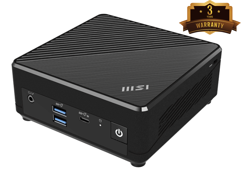 PC MSI Cubi N ADL (Pentium® N200/ 4GB/ 128G SSD/ 65W/ 3 Year Warranty/ Đen)- Mới 100% chính hãng