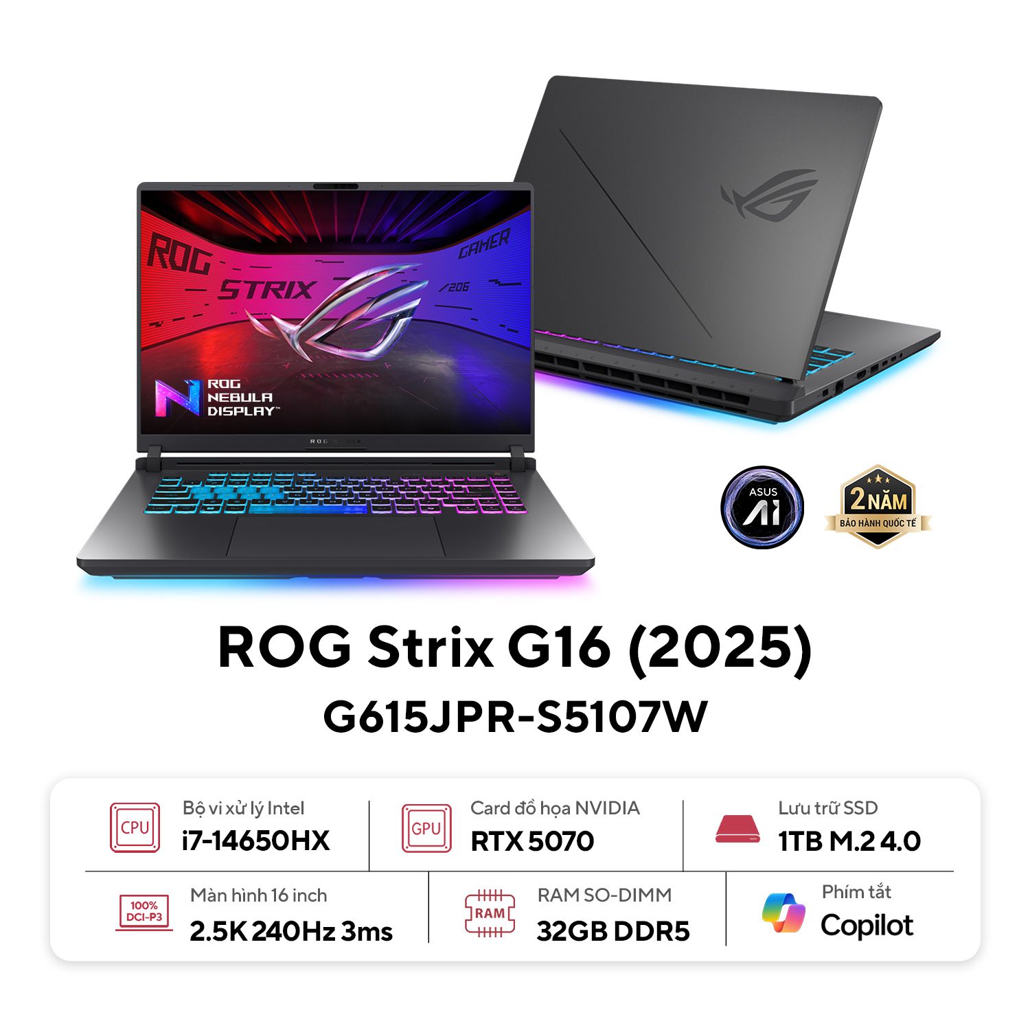 ASUS ROG Strix G16 G615JPR-S5107W