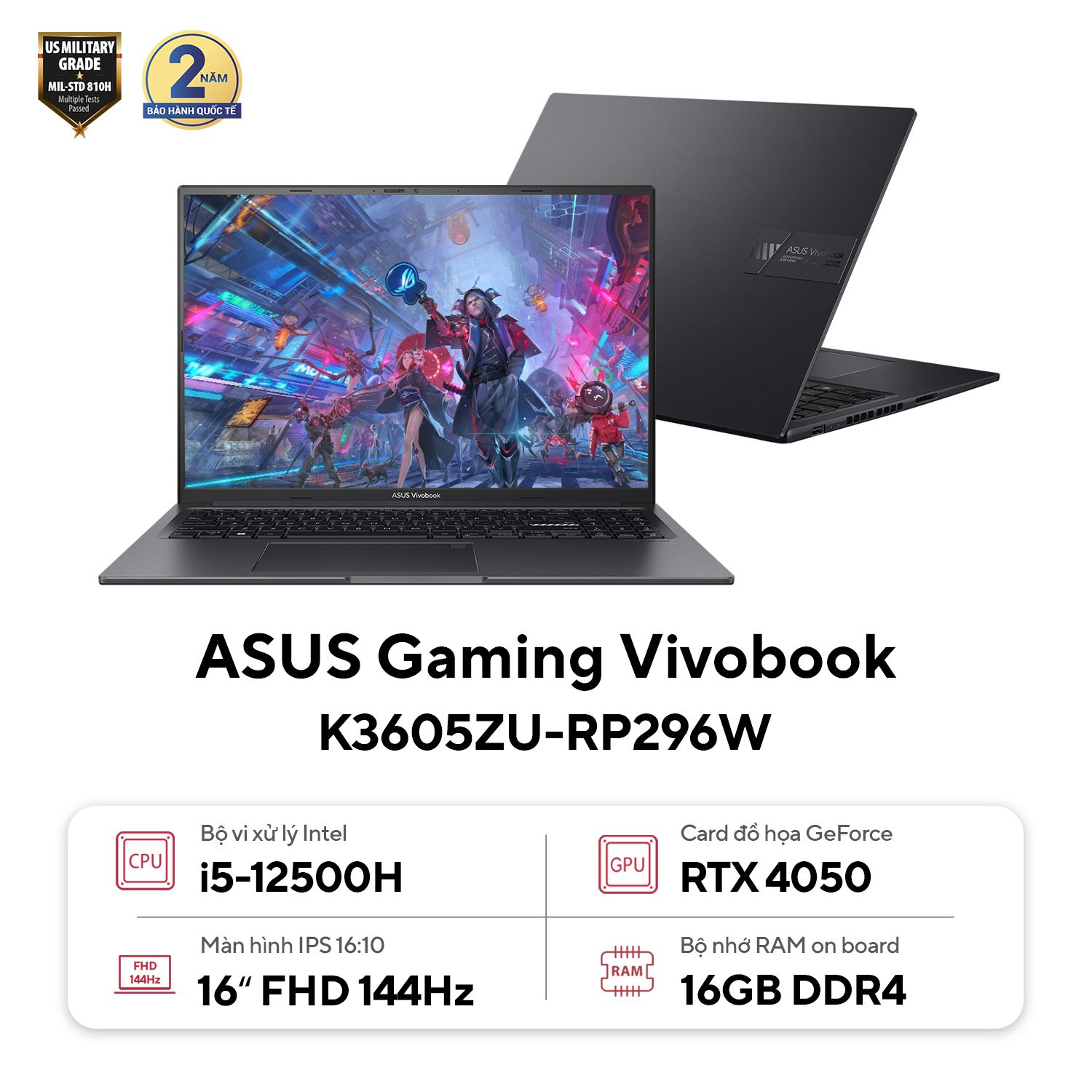 ASUS Vivobook K3605ZU-RP296W