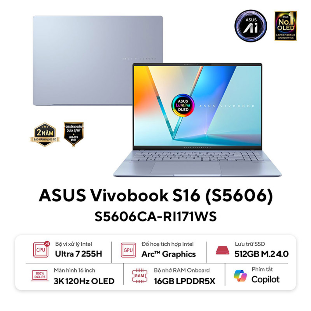 ASUS Vivobook S16 OLED S5606CA-RI171WS