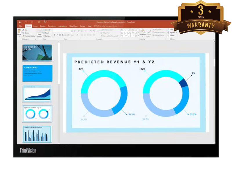 Màn hình di động Lenovo ThinkVision M14d 63AAUAR6WW (14.0Inch/ 2.2K (2240x1400)/ 60HZ/ 300 cd/m2/ IPS/ USB-C/3Y)