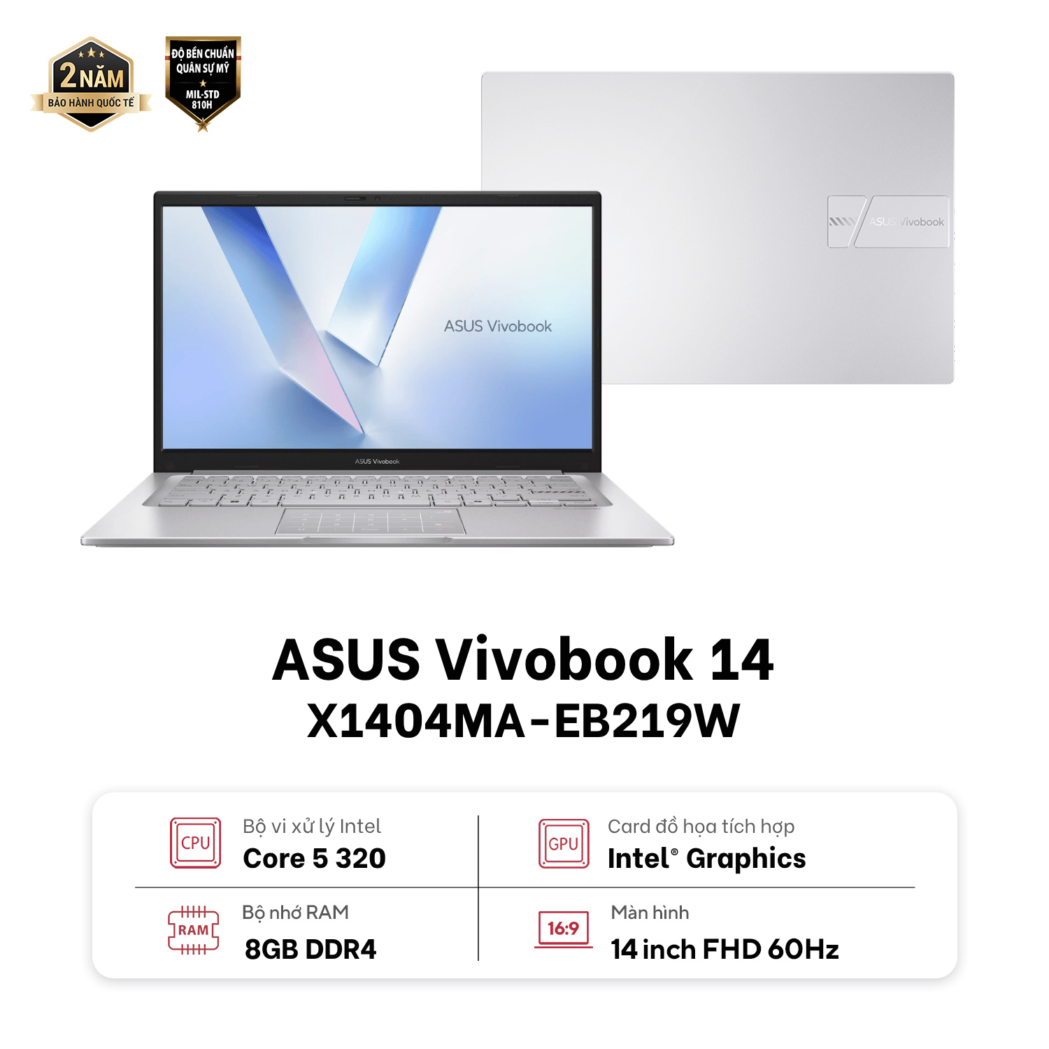 ASUS Vivobook 14 X1404MA-EB219W