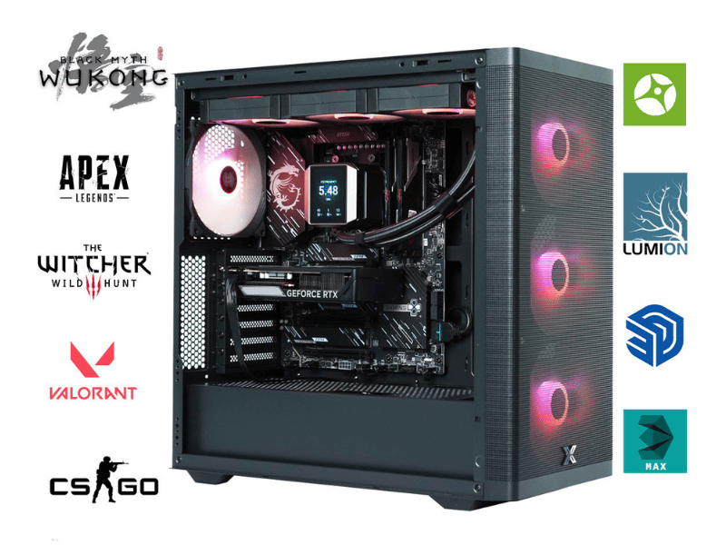 THPC RYZEN 9 9950X | 32G DDR5 | NVIDIA RTX 5080 16G