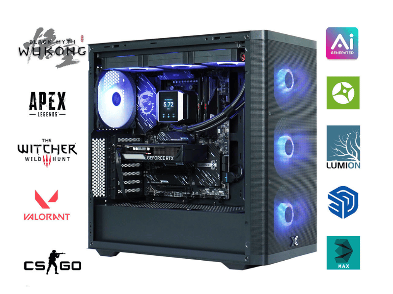 THPC RYZEN 9 9950X | 64G DDR5 | NVIDIA RTX PRO 4000 BLACKWELL 24G