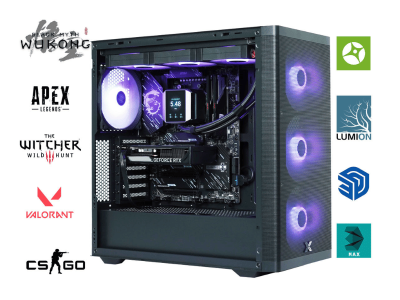 THPC CORE i9 14900KF | 64G | NVIDIA RTX 5070 Ti 16G